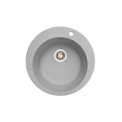Кухонная гранитная мойка Серая ARMONIX №001 d-500
