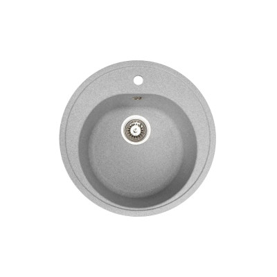 Кухонная гранитная мойка Серая ARMONIX №007 d-500
